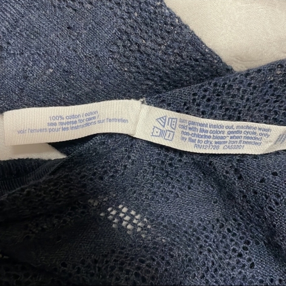 Aeropostale Open Knit Lace Sweater Small - Picture 10 of 10